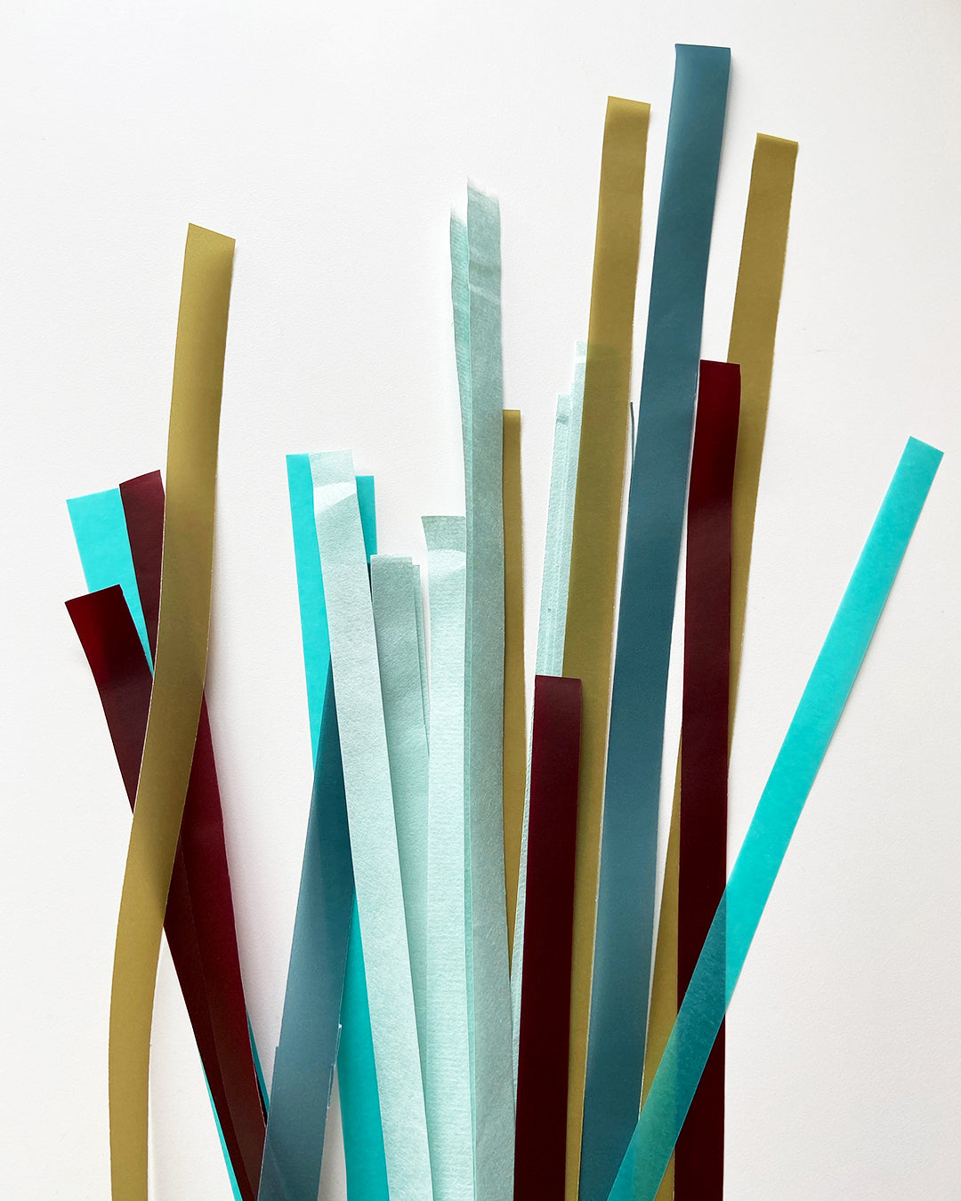 Silketørklæde - Mørket ternet - Naturlig luksus - HAZEL Cph - 160 x 65 cm - The Passage Of Time No. 28
