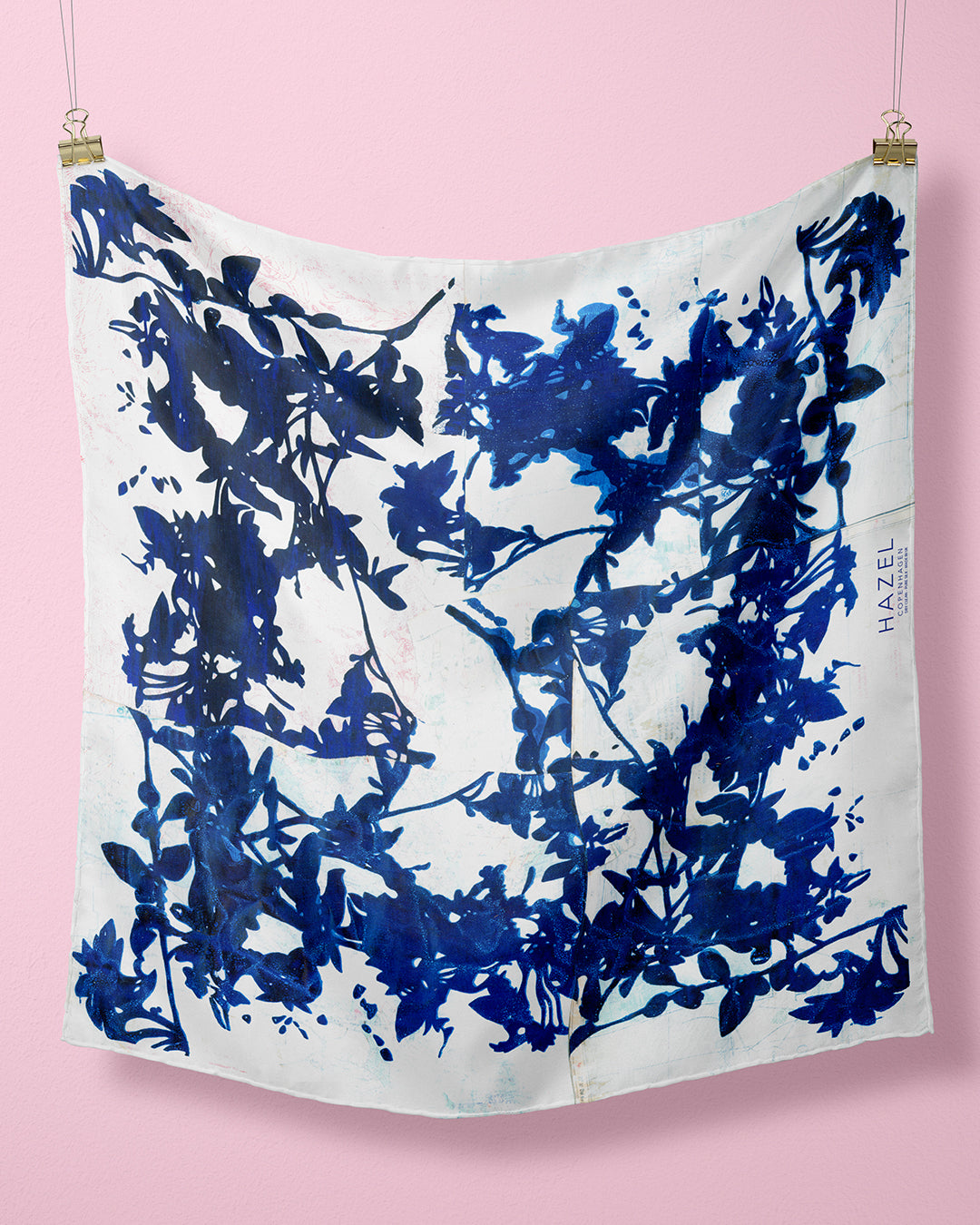 Silketørklæde - kvadratisk - 100% ægte SILKE TWILL - 65 x 65 cm - 1 stk PRØVE