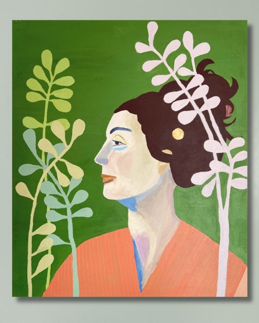 Calm - Maleri - Akryl på lærred 80 x 95 cm