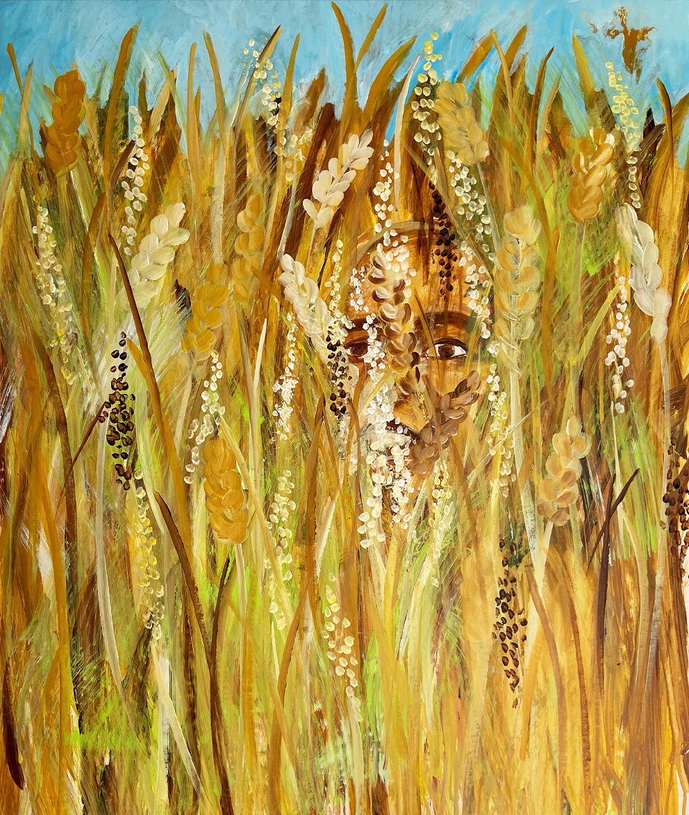 Corn - Maleri - Akryl på lærred 85 x 100 cm