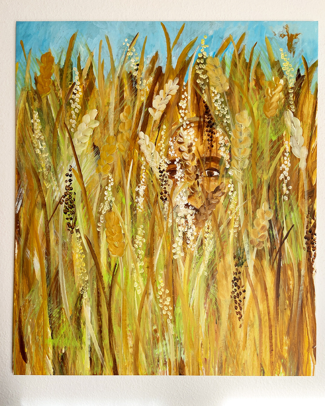 Corn - Maleri - Akryl på lærred 85 x 100 cm