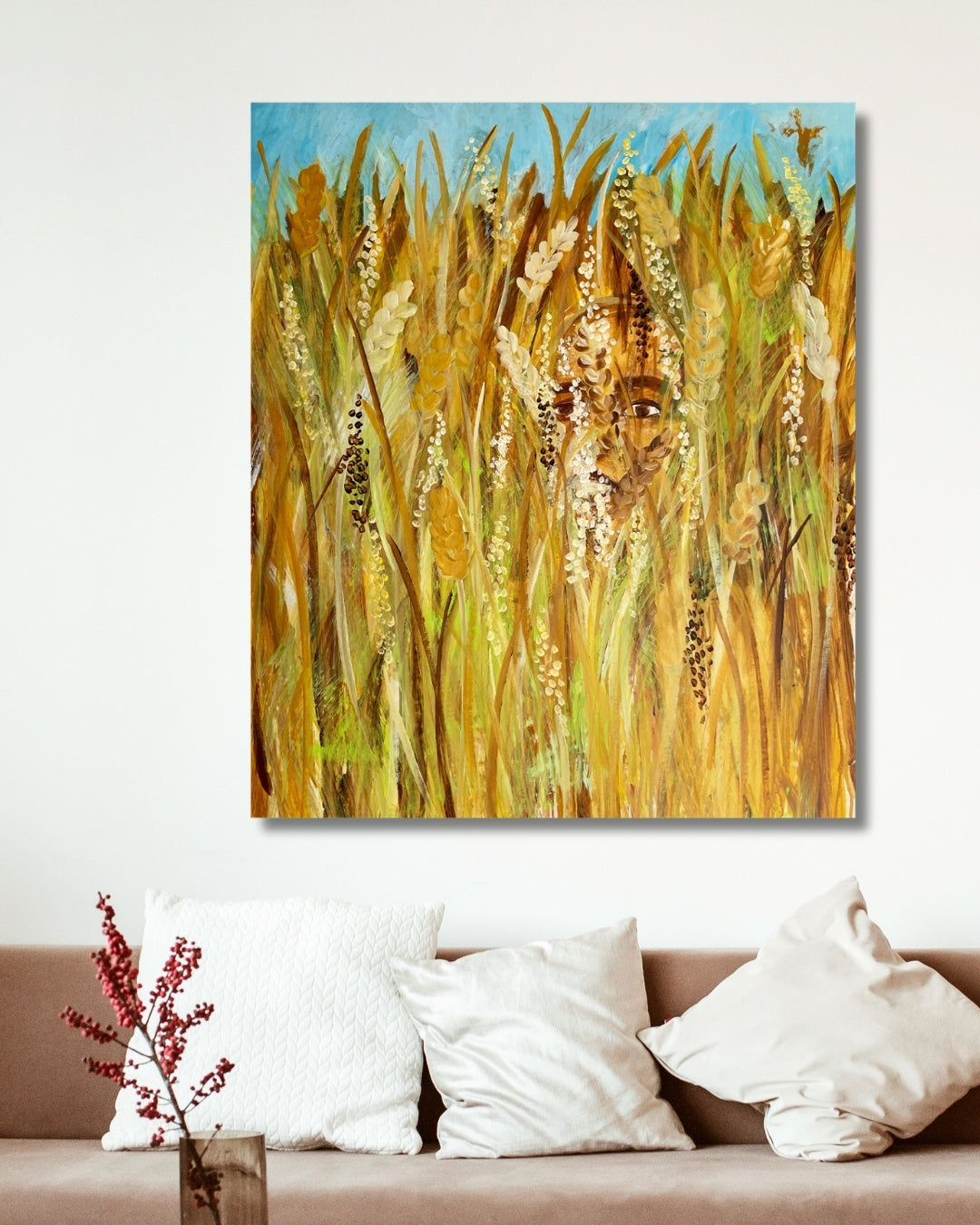 Corn - Maleri - Akryl på lærred 85 x 100 cm