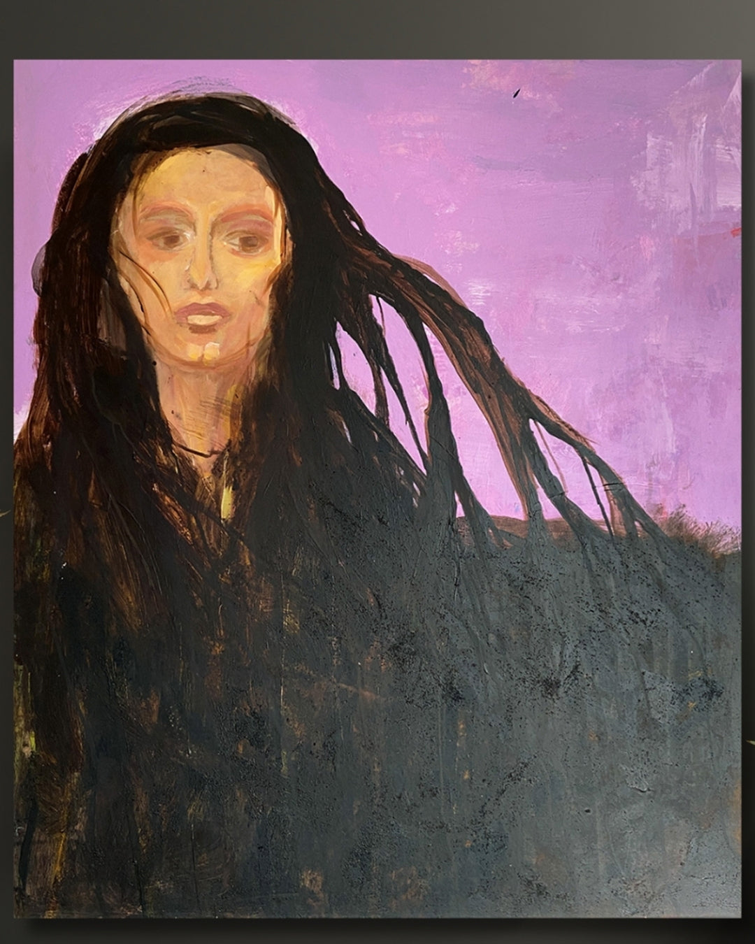 Earth - Maleri - Akryl på lærred 85 x 100 cm