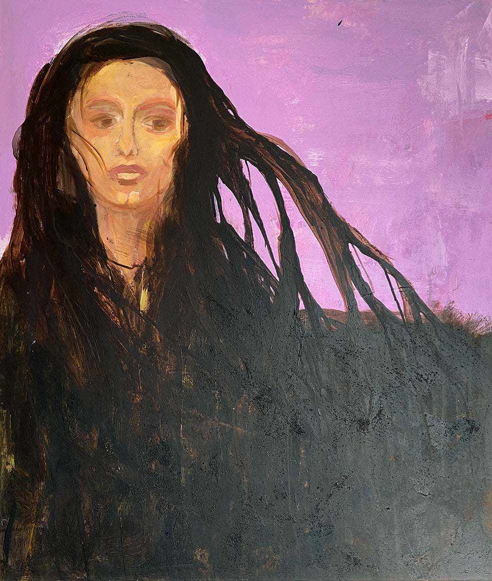 Earth - Maleri - Akryl på lærred 85 x 100 cm