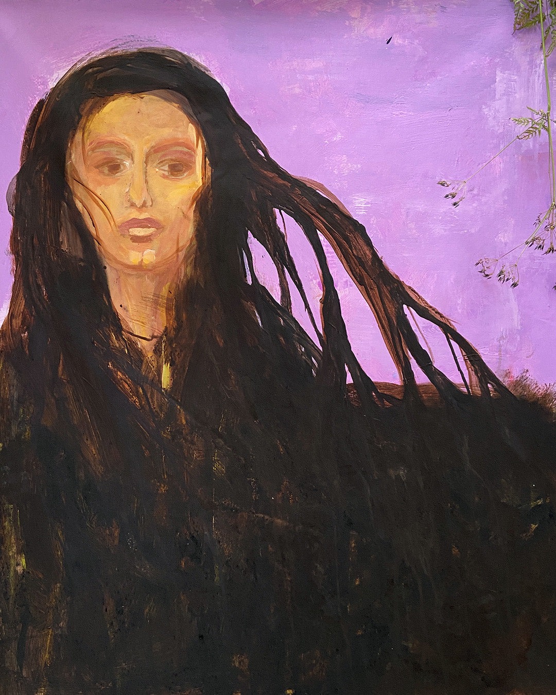 Earth - Maleri - Akryl på lærred 85 x 100 cm