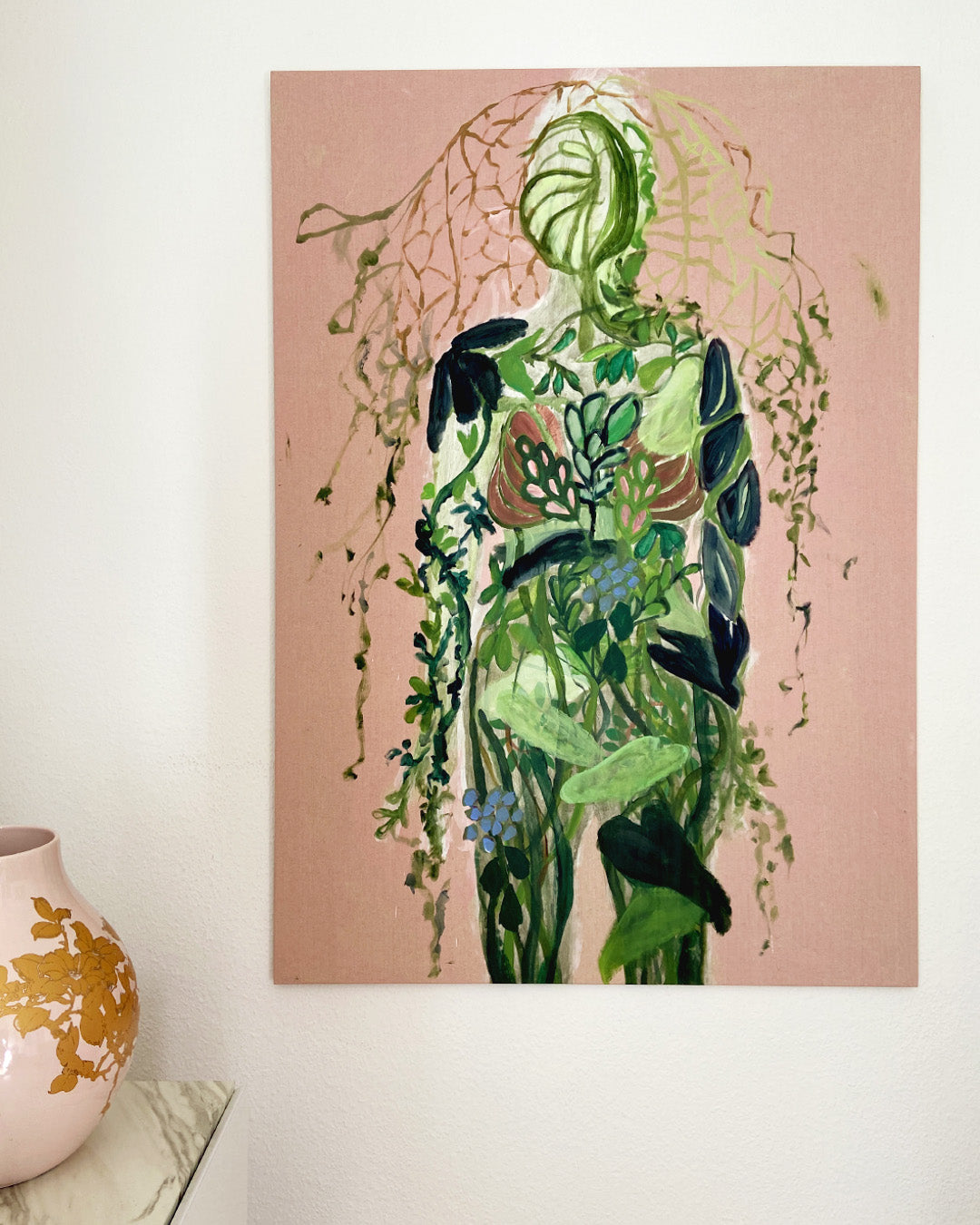Growth l - Maleri - Akryl på lærred 95 x 135 cm
