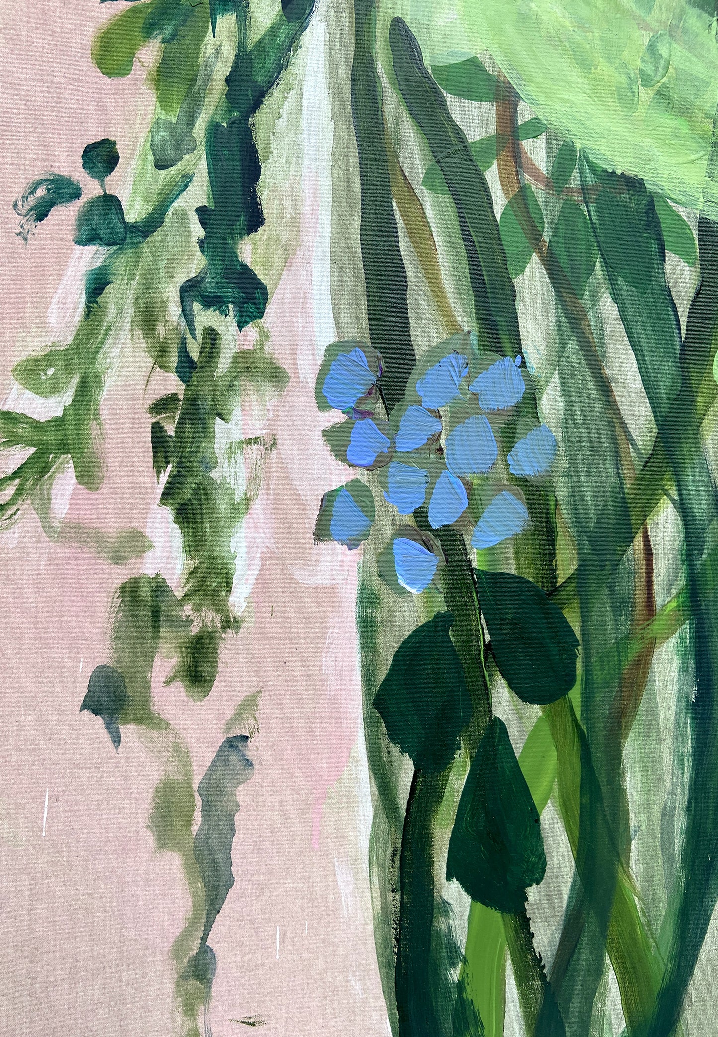 Growth l - Maleri - Akryl på lærred 95 x 135 cm