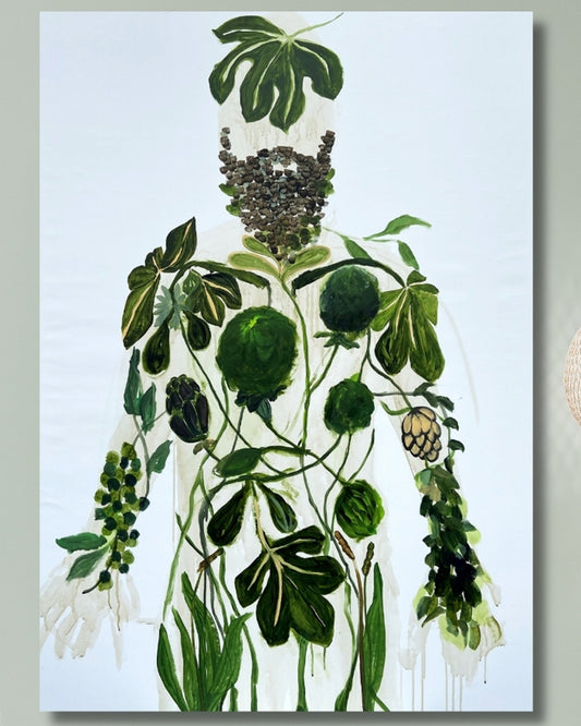 Growth ll - Maleri - Akryl på lærred 95 x 135 cm