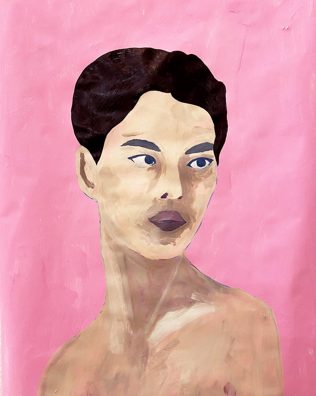 Valentine - Maleri - Akryl på papir 50 x 70 cm