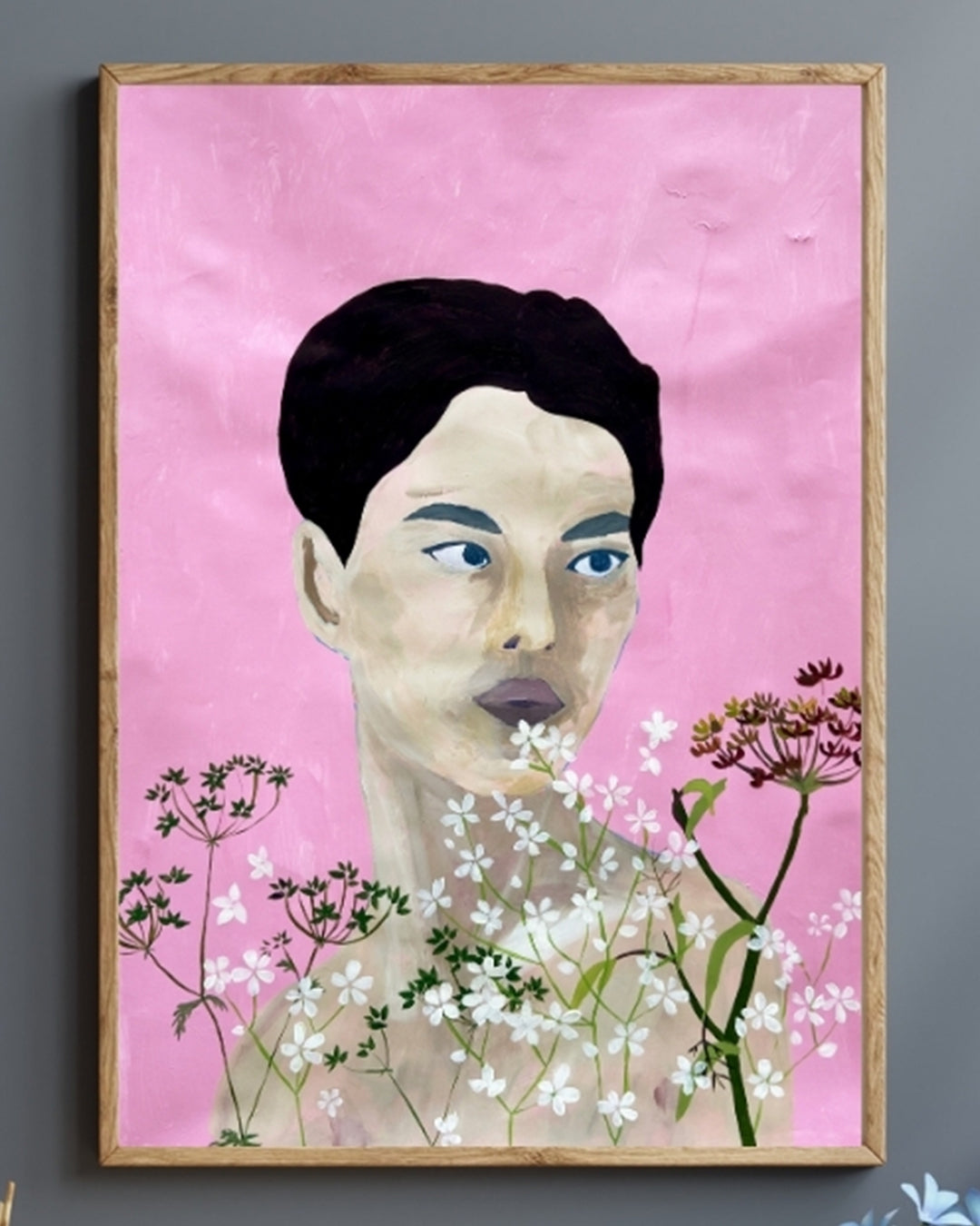 Valentine - Maleri - Akryl på papir 50 x 70 cm