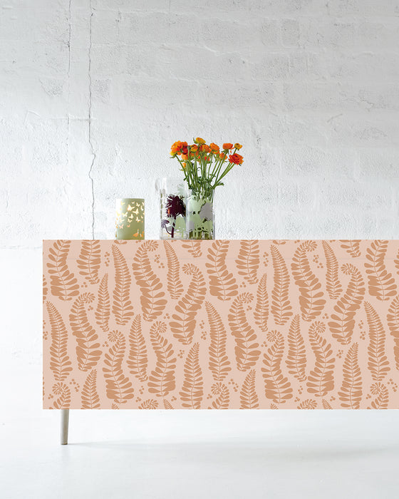 Voksdug - Bregner med mandelfarve fra Notes by Susanne Schjerning - FERN Sweet Almond